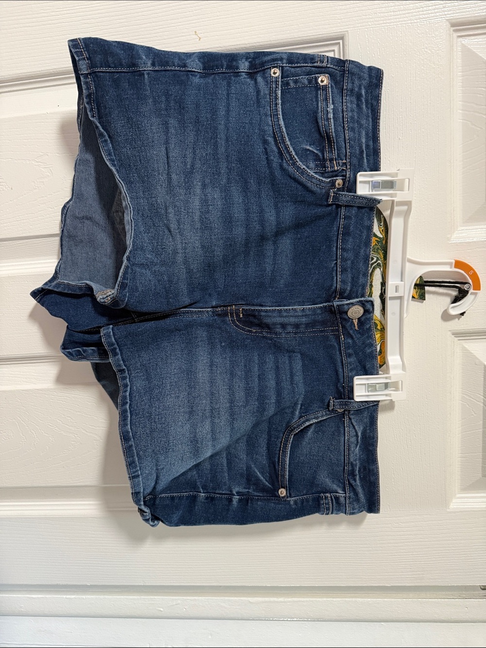 Dark Blue Women Denim Shorts